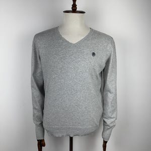 Herren Vintage Diesel V-Ausschnitt Pullover Größe L
