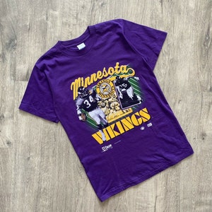 Hombre Vintage Salem Viking Minnesota 1990 T Shirt talla M