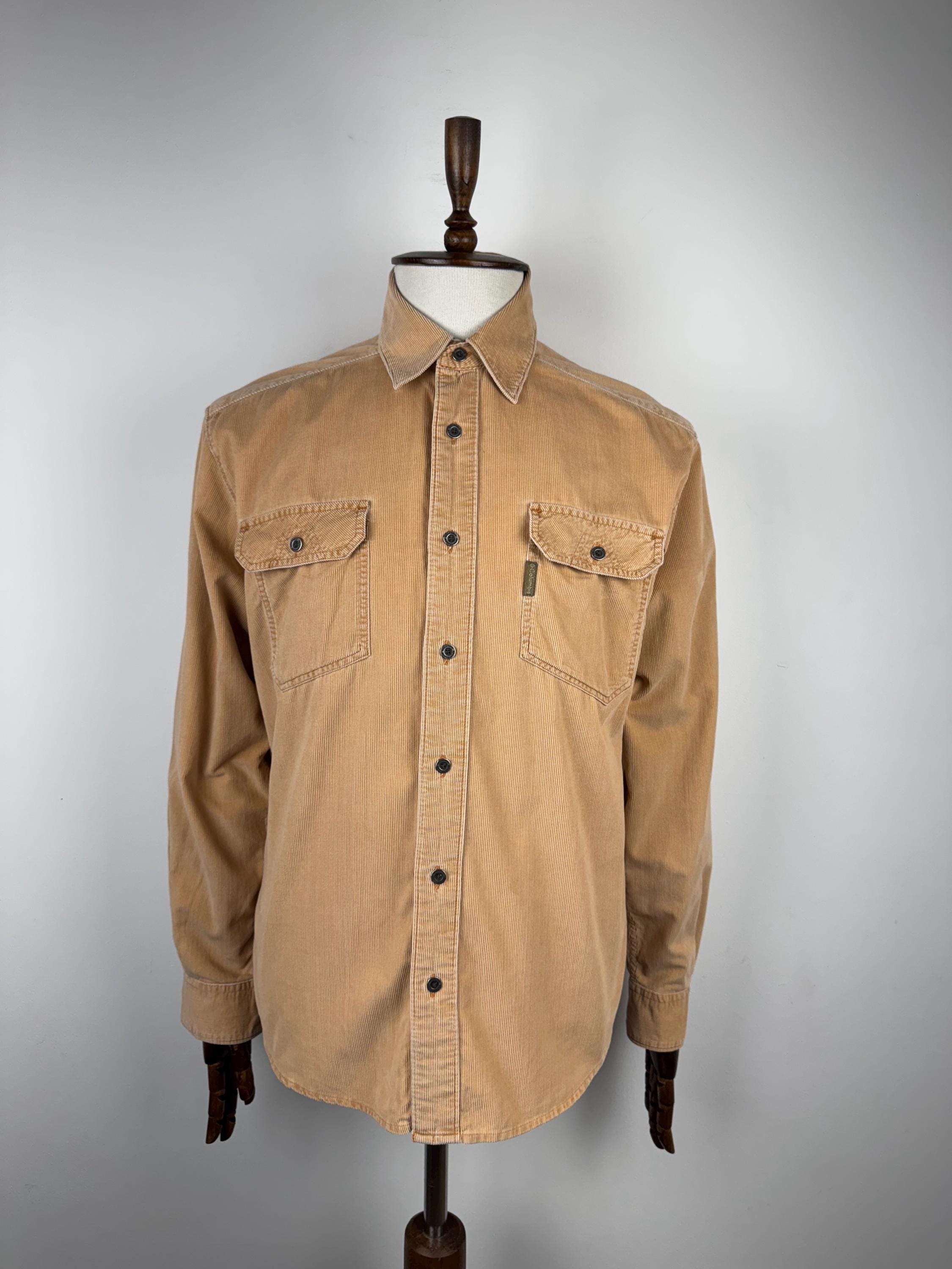 Men's Vintage Columbia Corduroy Long Sleeve Shirt size L