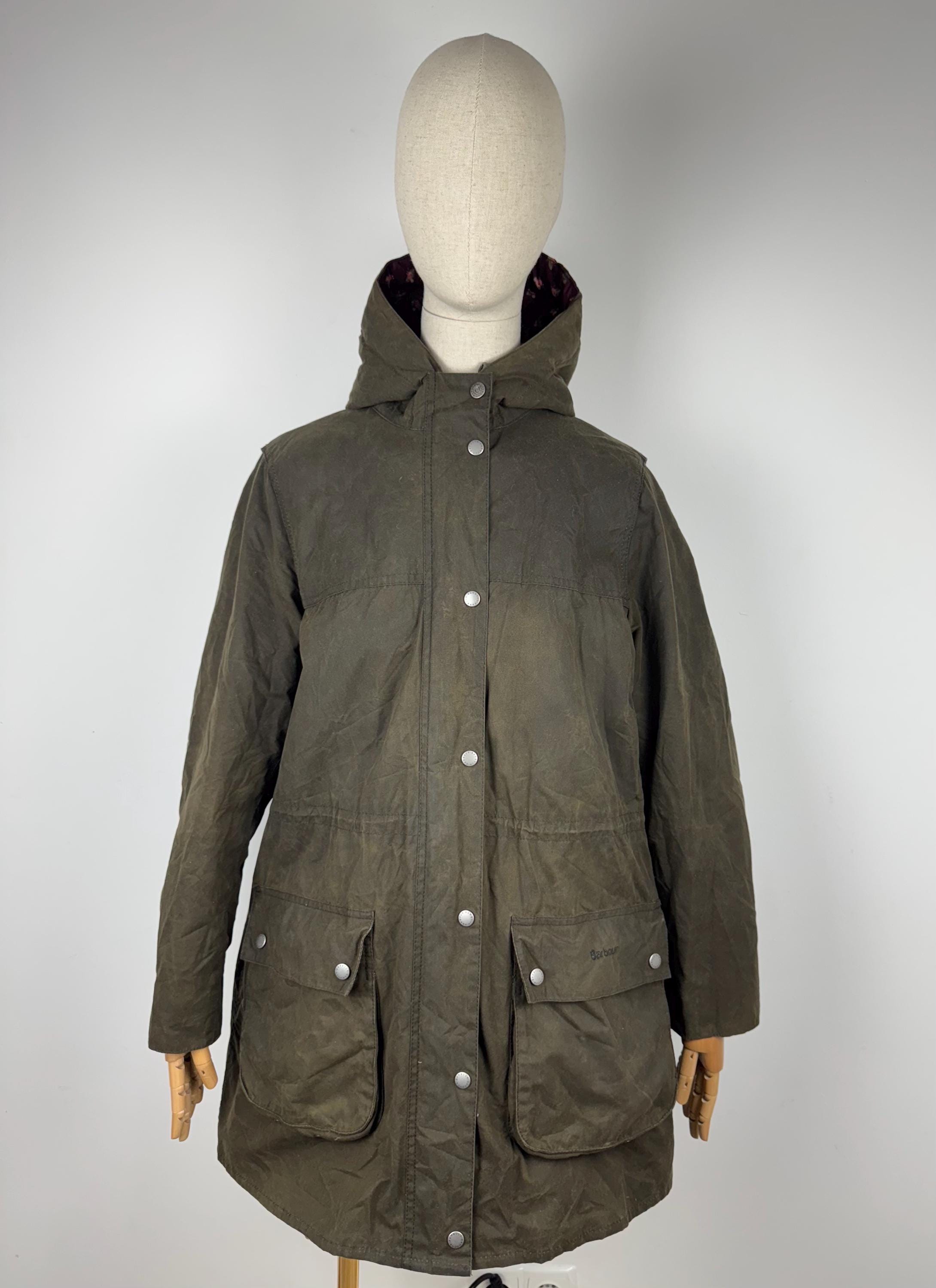 バブアー Barbour Wax Durham レディース UK：8 Barbour Womens Lula Durham Jacket- Olive- (LWZ0357OL31