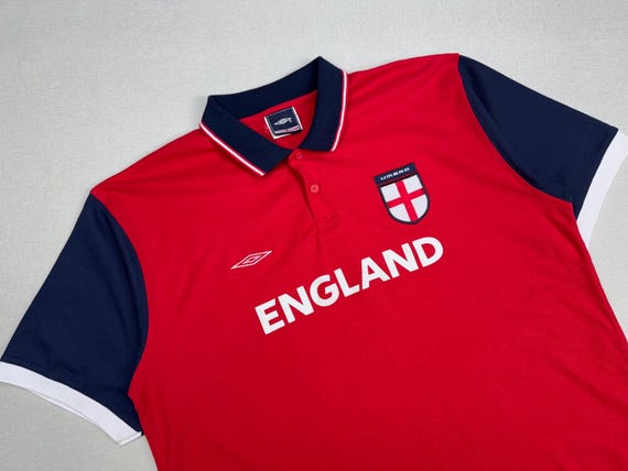 Men's Vintage 90' Umbro England Polo Short Sleeve Shirt Size XL - Etsy