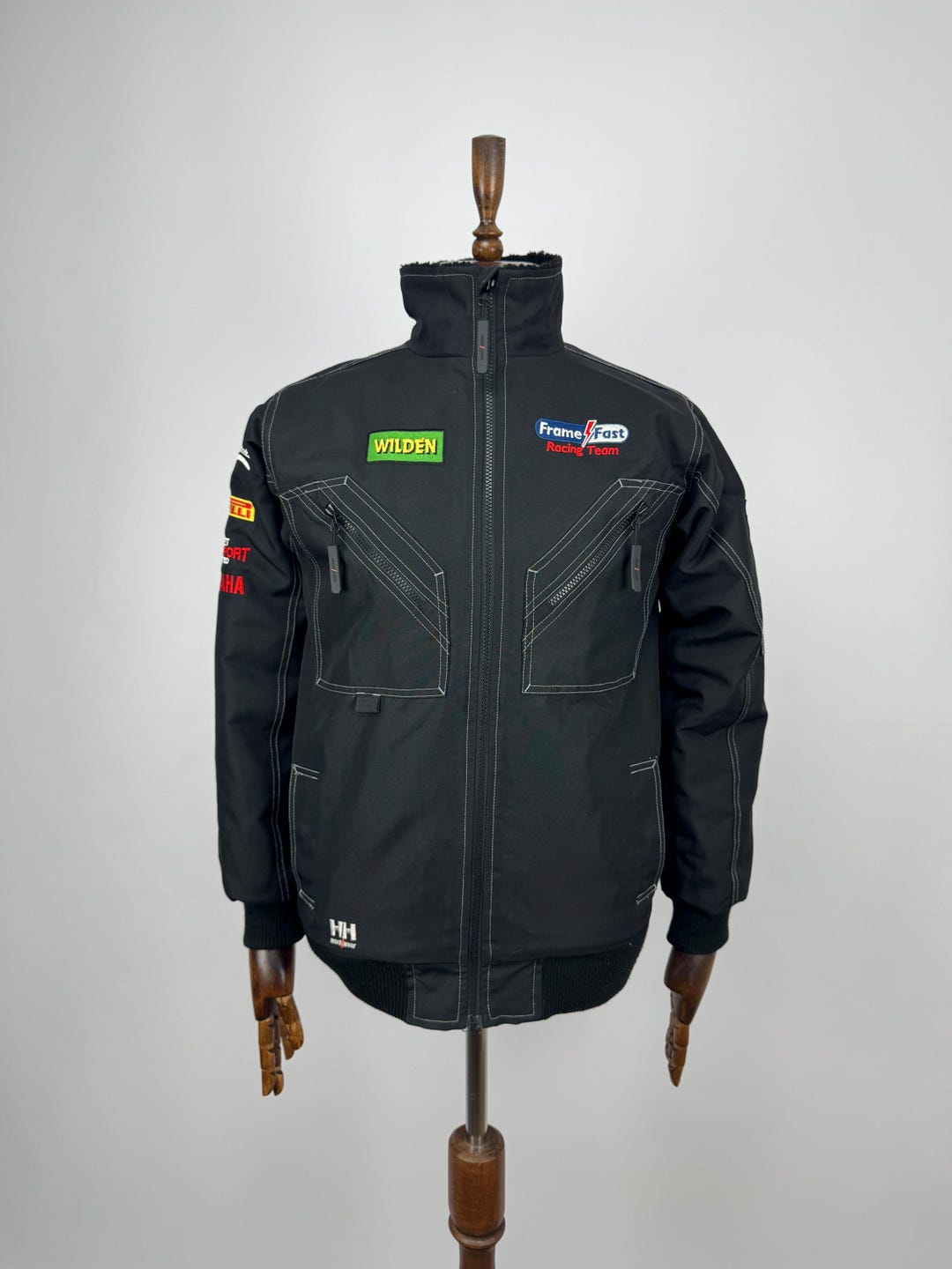 Firelli Racing Jocket Vintage Helly Hansen Workwear Racing Jacket Motorsolve G.A.A. Yamaha ...