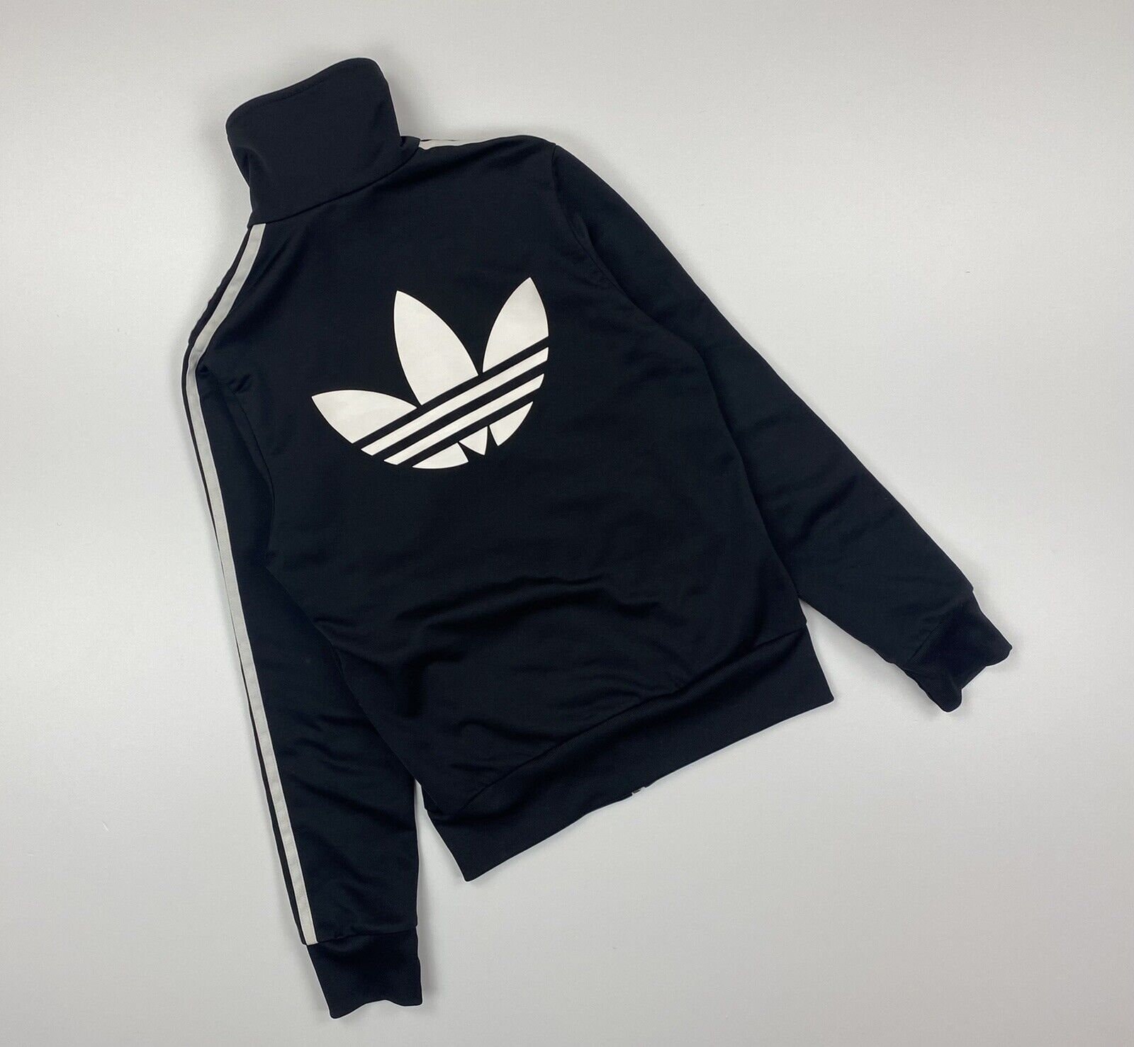Adidas track jacket logo back hotsell
