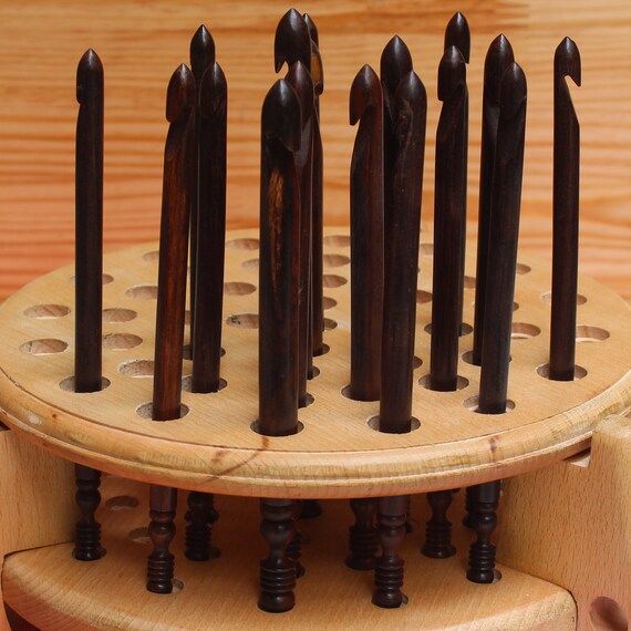 Crochet Hook Stand 25 Holes Etsy