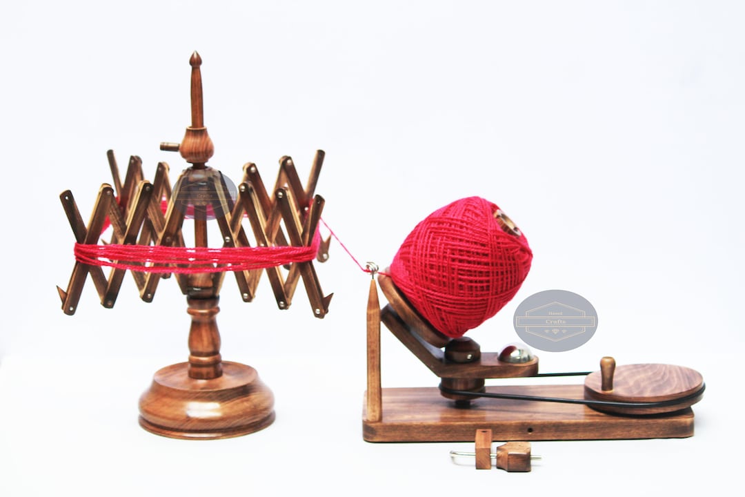 Large Yarn Winder and Swift Yarn Winder Combo Handoperated Etsy