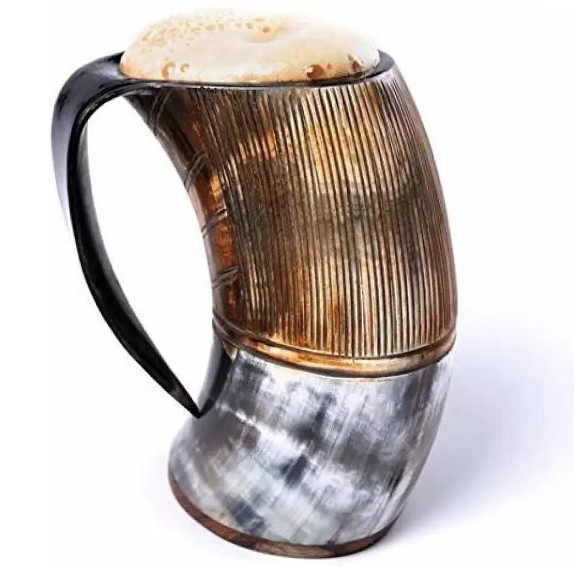 Drinking Ox Horn Beer Mug Hand Engraved Viking Horn Cup for Etsy