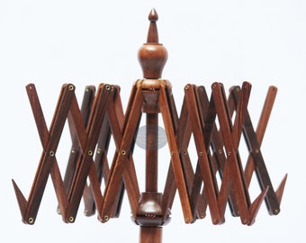 Large wooden yarn ball winder for heavy duty, Rosewood & beech