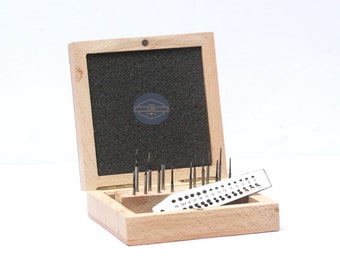 Mini Tap and Die Set (0.7mm to 2.00mm) - Wooden Storage Box