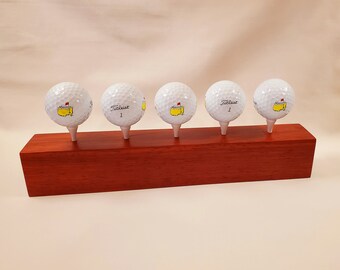 Paduak Golf Ball Tee Display