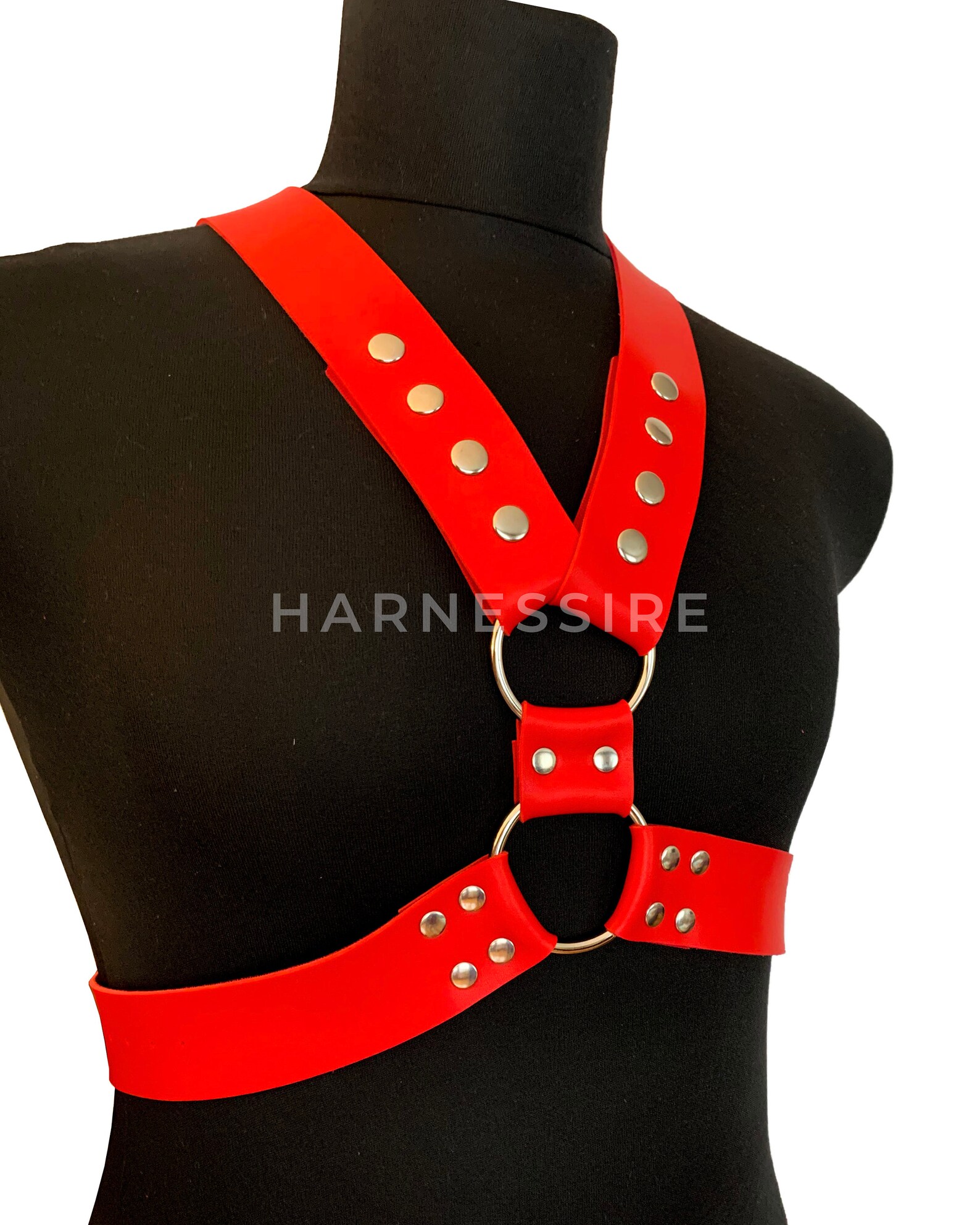 Leather Chest Harness Man Leather Fetish Harness Man Etsy