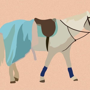 Custom Horse Digital Art