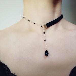 YLANA// Choker Necklace Sexy Collarbone Necklace Minimalist