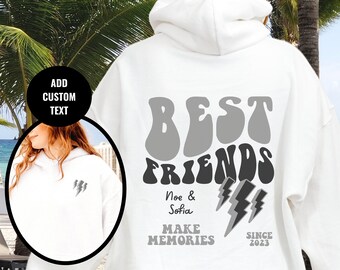 Best friend trio hoodies sale