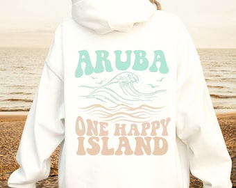 Personalized Aruba Beach Hoodie: Custom Summer Vacation Sweatshirt