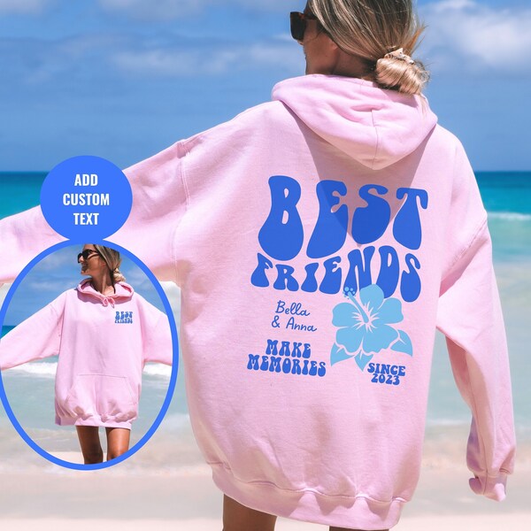 Personalized Bff hoodie, Bestie hoodie, You're my person, Beach sweatshirt, Gift for best friends, Cute matching shirts, Cute Summer Clothes