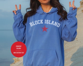 Rhode Island Hoodie | Comfort Colors Hoodie|  Newport Sweatshirt | Rhode Island Hoodie | Distressed Sweatshirt | Trendy Beach Hoodies