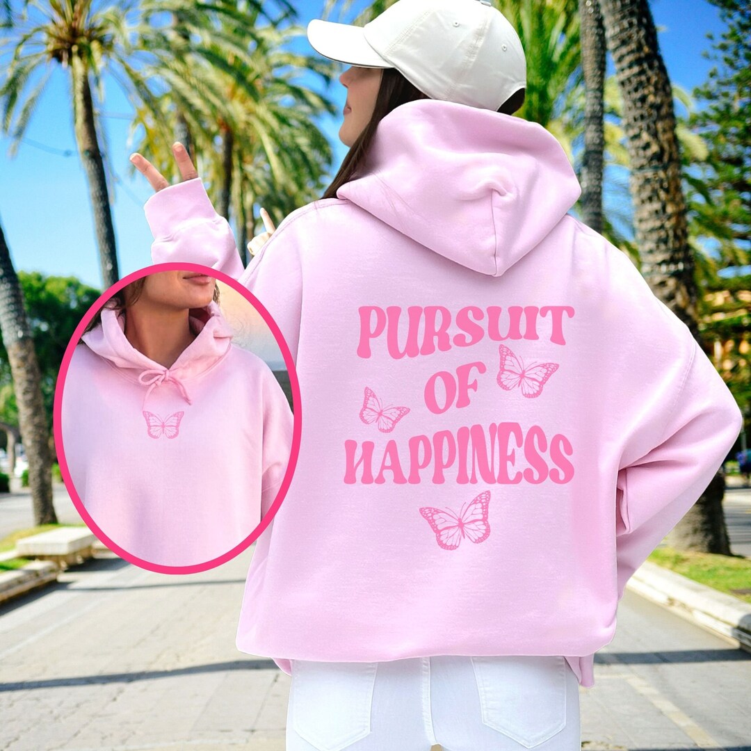 Pursuit of Happiness Hoodie, College Hoodie, Preppy Hoodie, Trendy ...