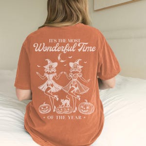 Most wonderful time of the year Tee | Retro Comfort Colors Tee | Vintage Sexy Witch Halloween Costume T Shirt