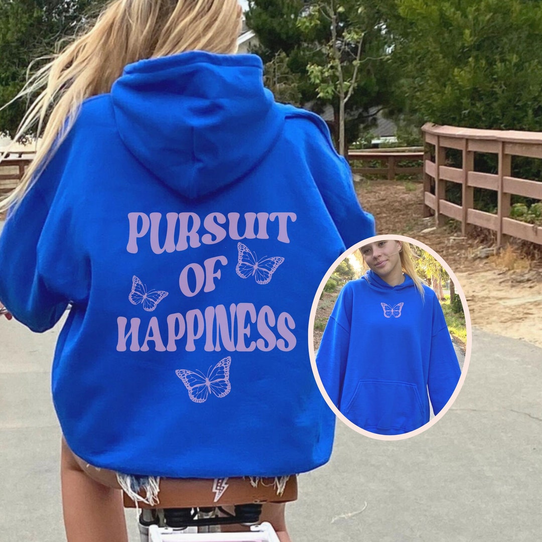 Pursuit of Happiness Hoodie Oversized Hoodie Preppy - Etsy