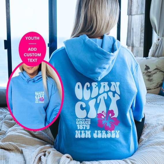 Youth - Ocean City Hoodie: NJ Beach Sweatshirt - Etsy
