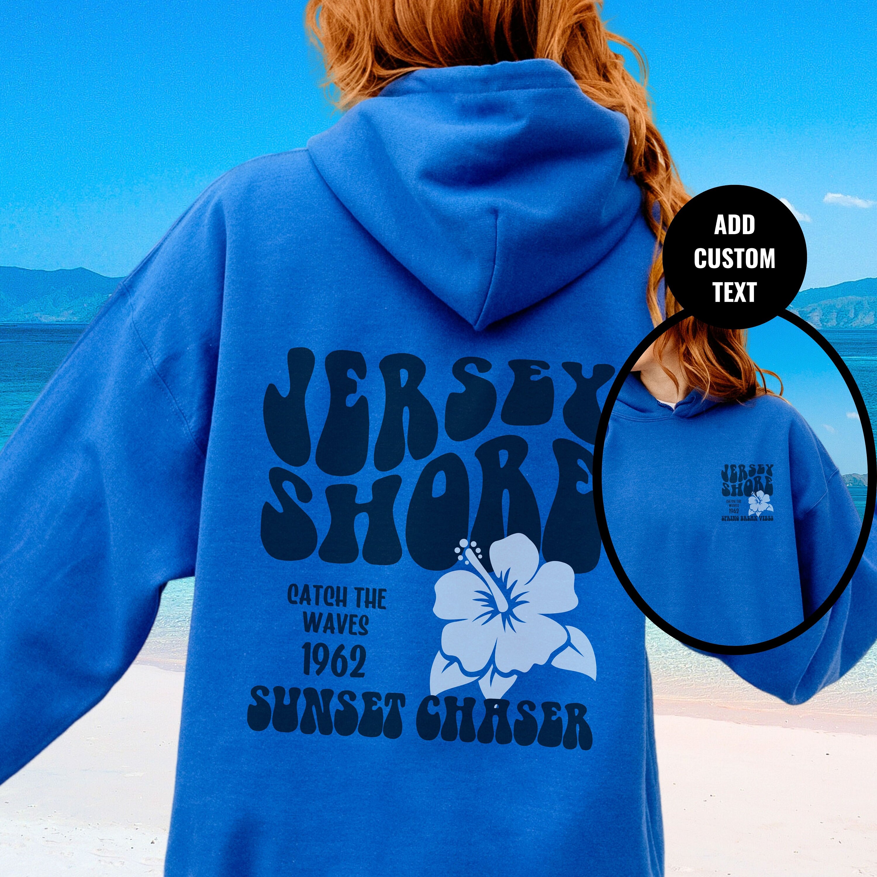 Jersey Shore Crab Hoodie: Spring Break Trendy Sweatshirt - Etsy