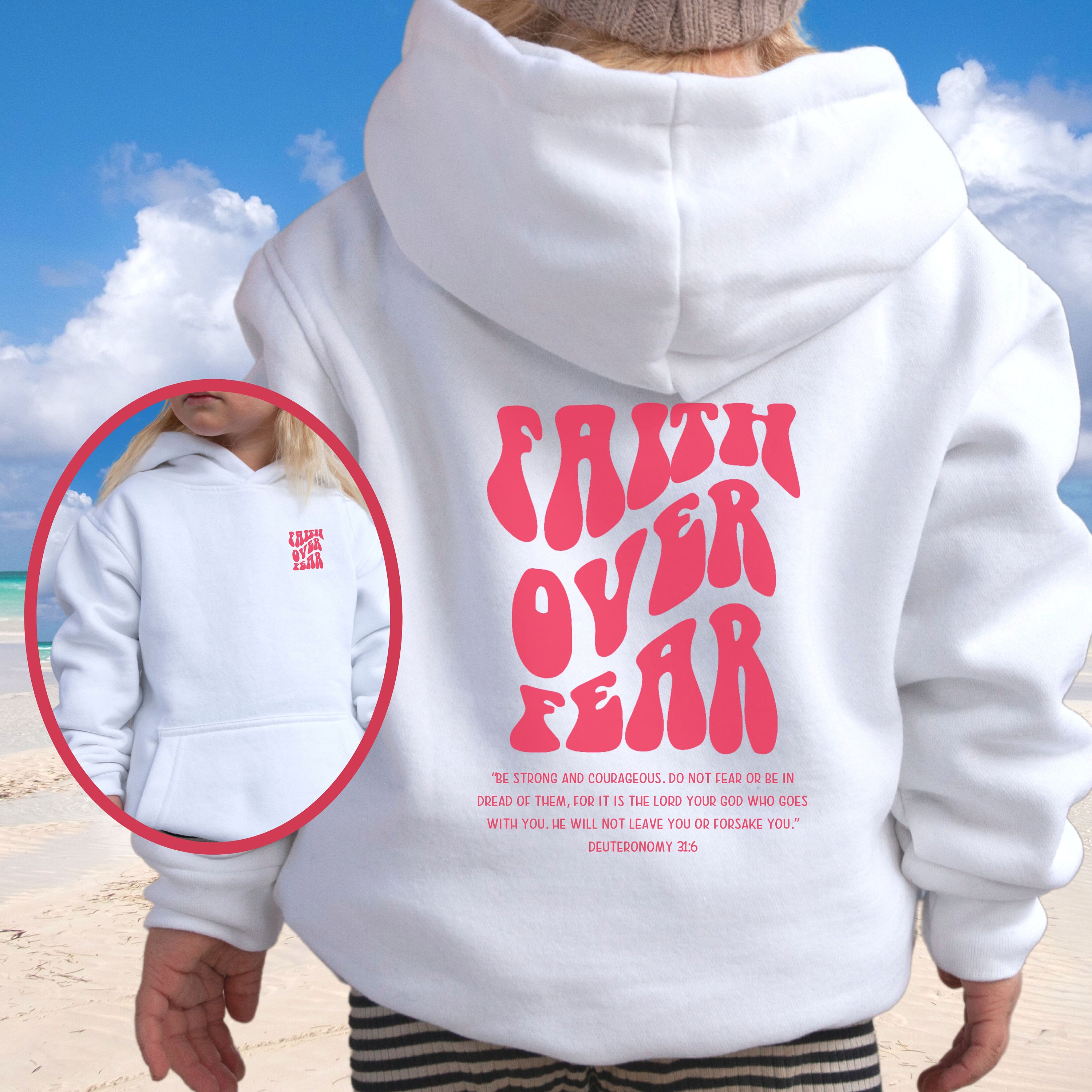 Kids Faith Over Fear Hoodie - UK