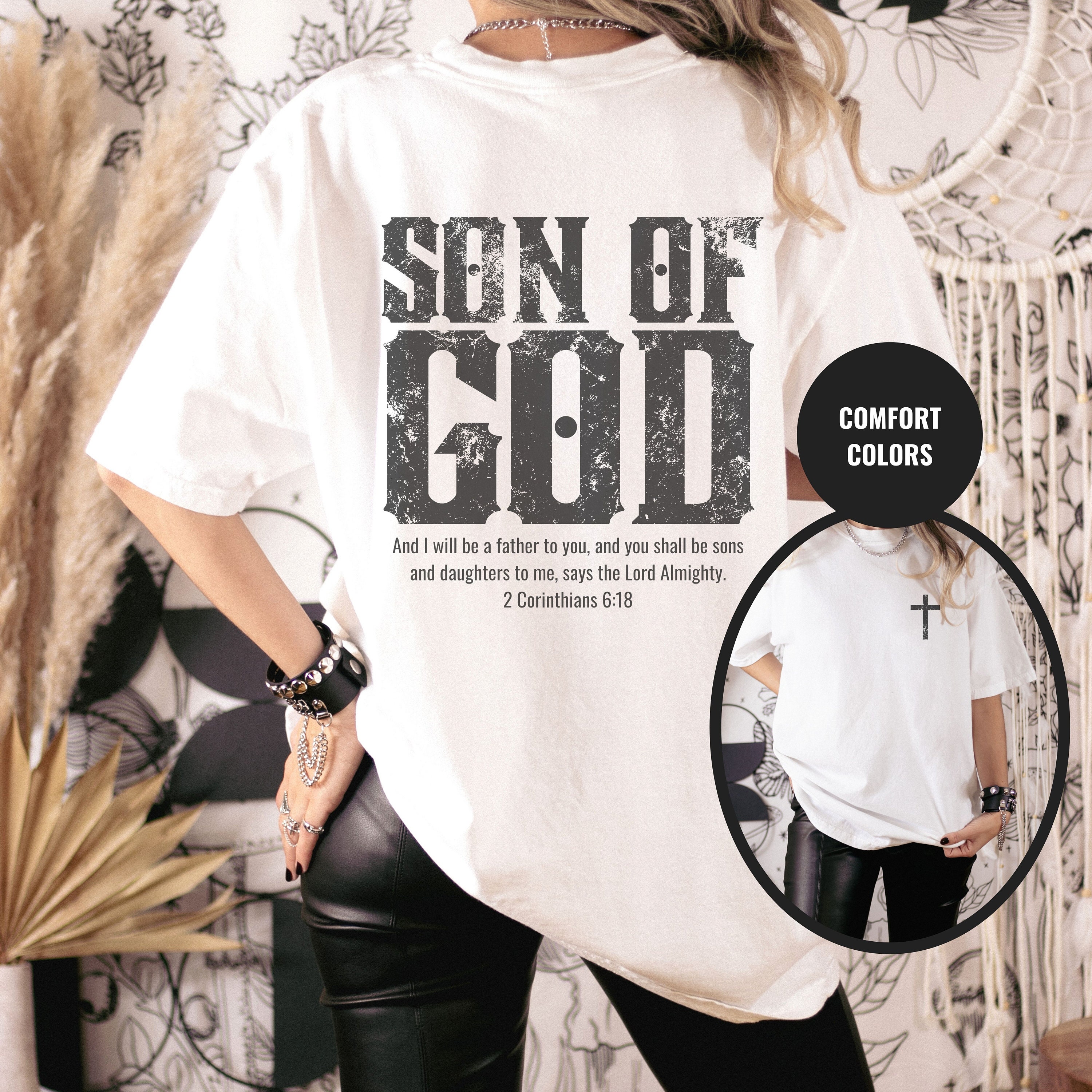 Adoration Biblical Print Men's Drop Shoulder T Shirt – Harlow & Lloyd