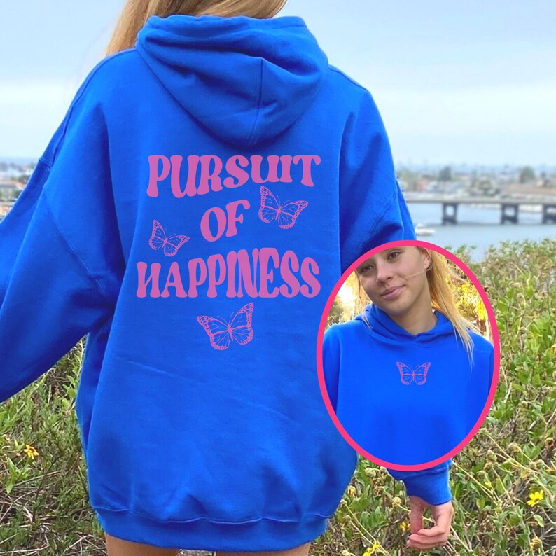 Pursuit of Happiness Hoodie College Hoodie Preppy Hoodie - Etsy