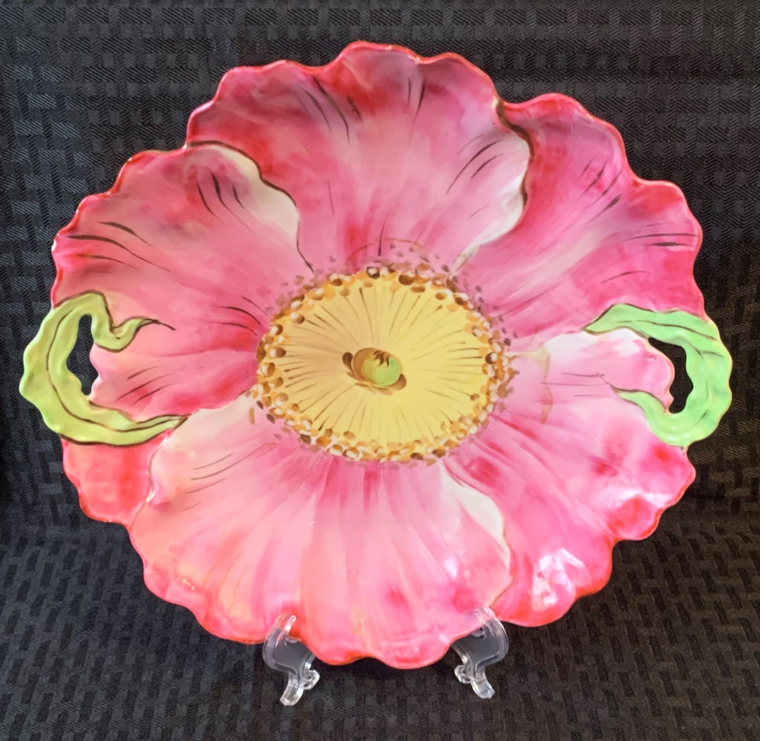 Stunning Vintage Wheelock Vienna Austria Porcelain Flower Etsy