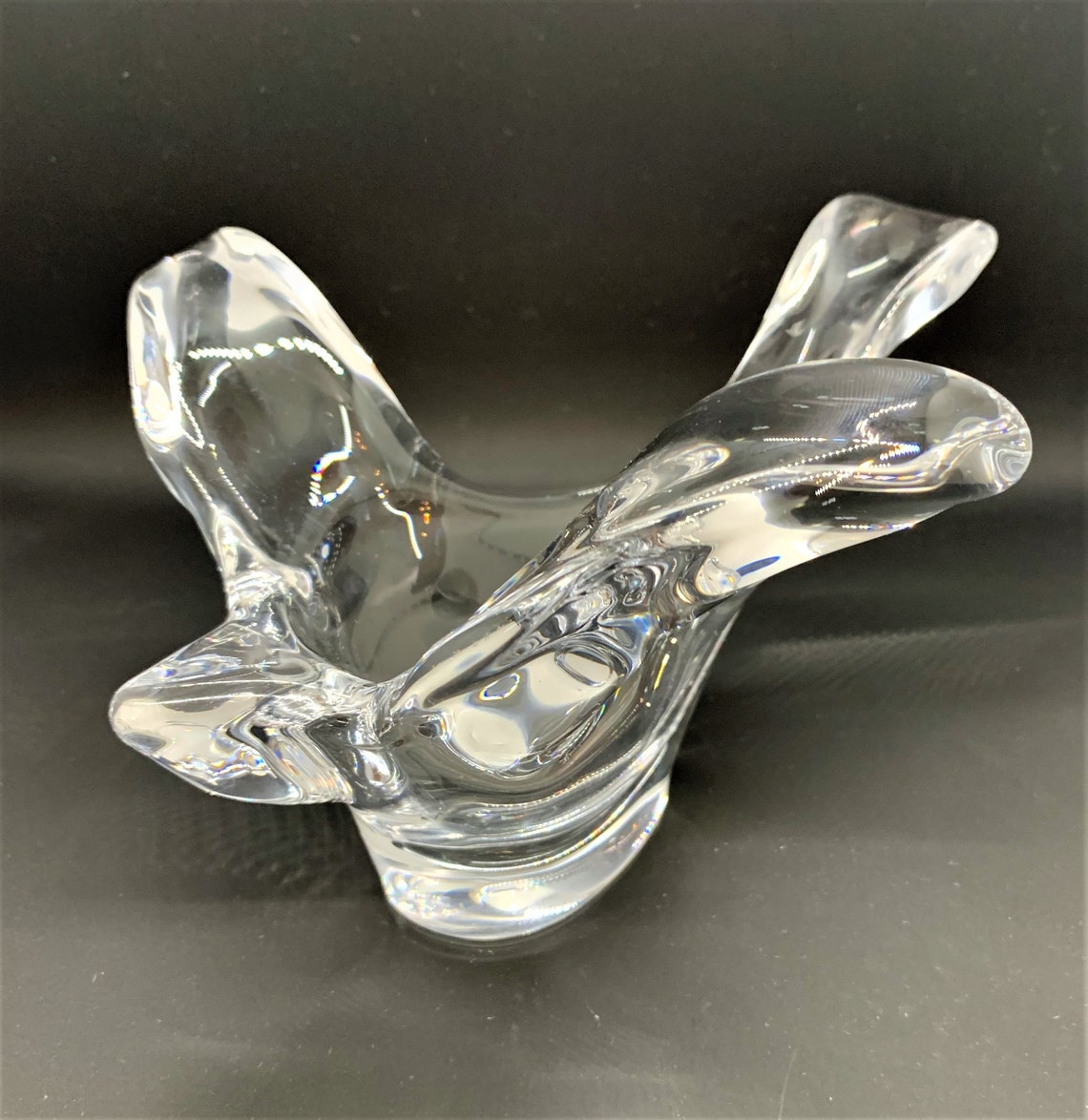 Princess House French Crystal Soaring Bird 7 1/2 Candy / Etsy.de