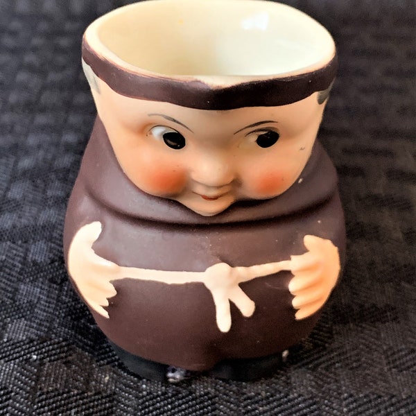 Vintage Goebel Friar Tuck Monk Mini Small Creamer 2 1/2"