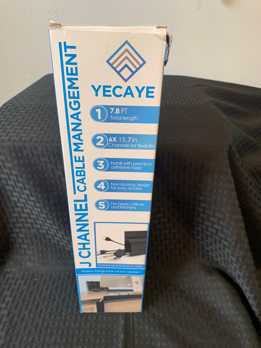 Yecaye J Channel Cable Management NIB 7.8 Ft Total Length Etsy