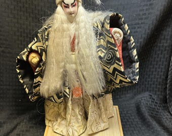 歌舞伎木目込み人形：日本の連獅子、手作りの飾り - Etsy 日本