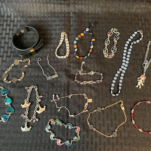 Lot of Young Girl&#39;s Jewelry - Bracelets, Necklace and Anklets