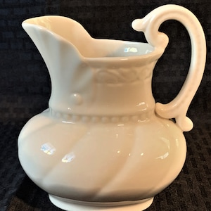Vintage Lenox China Porcelain Pitcher Blue Mark Colonial Collection