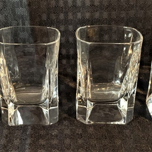 Mozart by Luigi Bormioli 2 oz Flat Tumbler Clear Multisided Discontinued