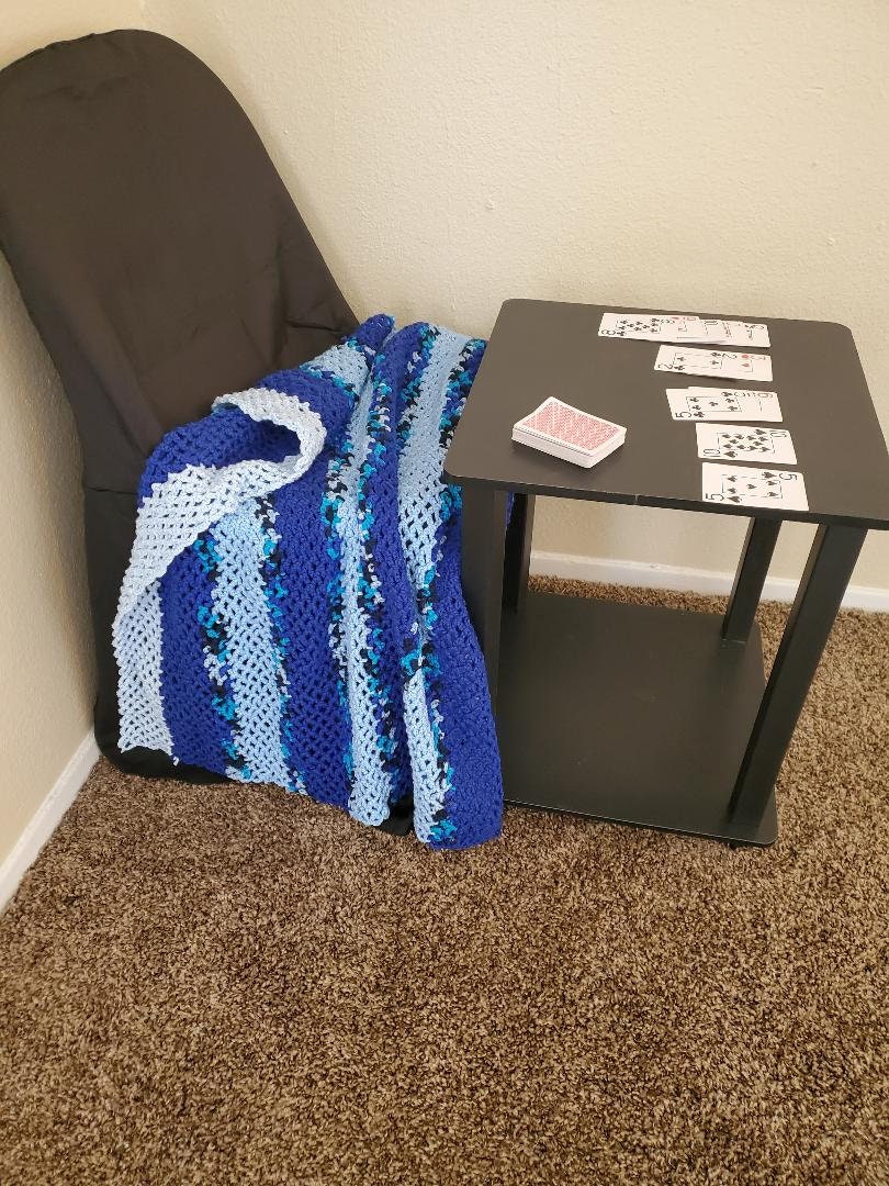 Hand crocheted wheelchair laprobe small lap blanket Etsy