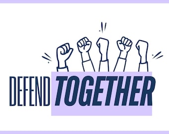 Defend Together Football SVG PNG, Gameday Shirt Design, Defensive Line Sports Quote, Digital Download
