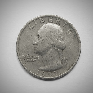 1977  George Washington Quarter | Rare Coin | Old Coins
