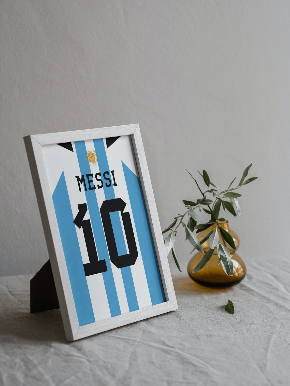 Set of 3 Printable Lionel Messi Jersey Wallart Bundle , Sport Bundle ...