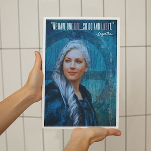 Shield-Maiden Lagertha Printable Poster | Vikings Wallart | Motivational Poster | Instant Download