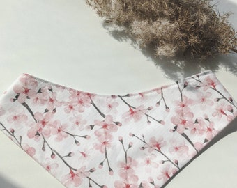 Cherry blossom dog bandana, Sakura, pet accessories, dog accessories, dog fashion, spring fashion, pet neckwear, florals, mothers day