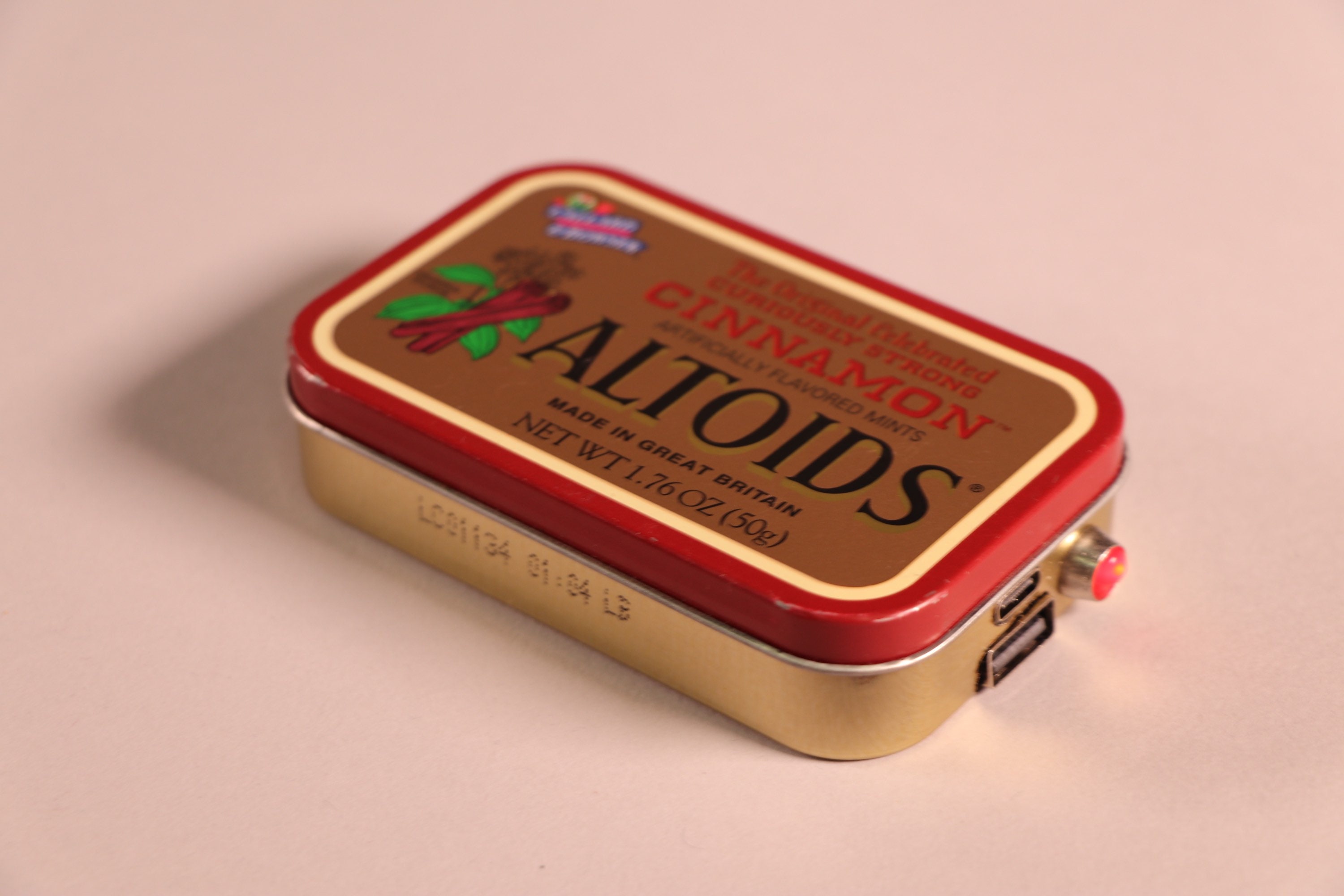 Vintage 6000mah Altoids Tin Portable Charger cinnamon Etsy