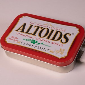 Draagbare Altoids-blikkenoplader (pepermunt) 6000 mAh | Draagbare powerbank voor smartphones, AirPods, oplader voor mobiele telefoons, kerstcadeau