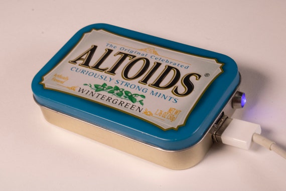 Portable Altoids Tin Charger wintergreen 6000mah Portable Power Bank for  Smartphones, Airpods, Mobile Phone Charger, Travel Gifts 