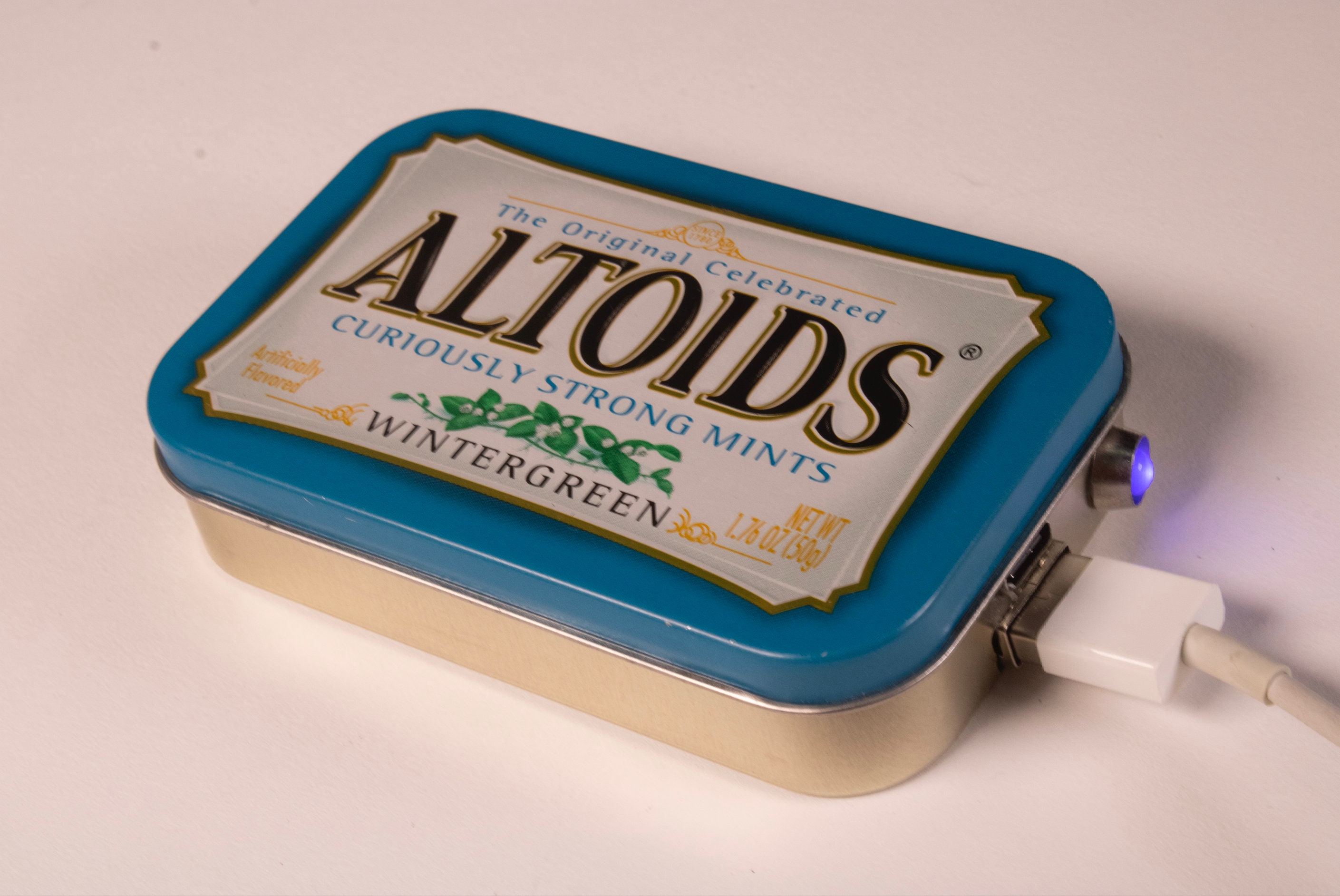 Portable Altoids Tin Charger wintergreen 6000mah Portable Power Bank for  Smartphones, Airpods, Mobile Phone Charger, Travel Gifts -  Sweden