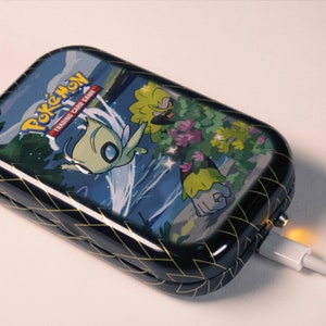 9300mAh Shining Fates Mini Tin Portable Charger | Power Bank, Phone Charger, Gifts for boys, Backup Power, 33 watt hours