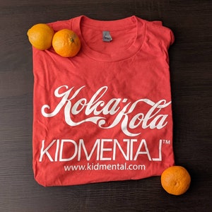 kidmental Kola Kola Tee | Coca Cola Classic Swish Font | Band Single Chart Classic
