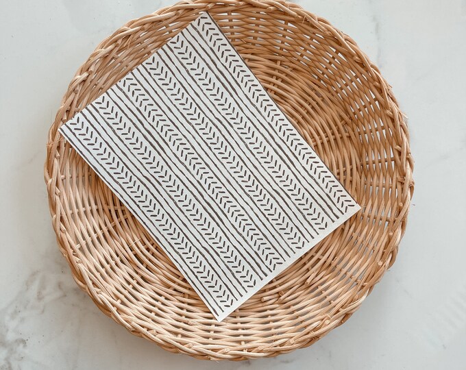 BW Herringbone Polymer Clay Transfer Paper Etsy