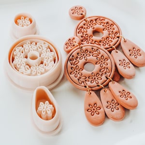 The Original Hand-drawn Maria Talavera Inspired Clay Earring Cutters / Sharp High Quality Clay Earring Cutters 2.50 Inches
